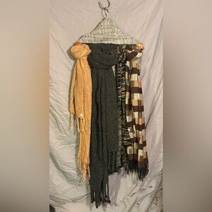 Stylish Multi-Color Scarf Bundle